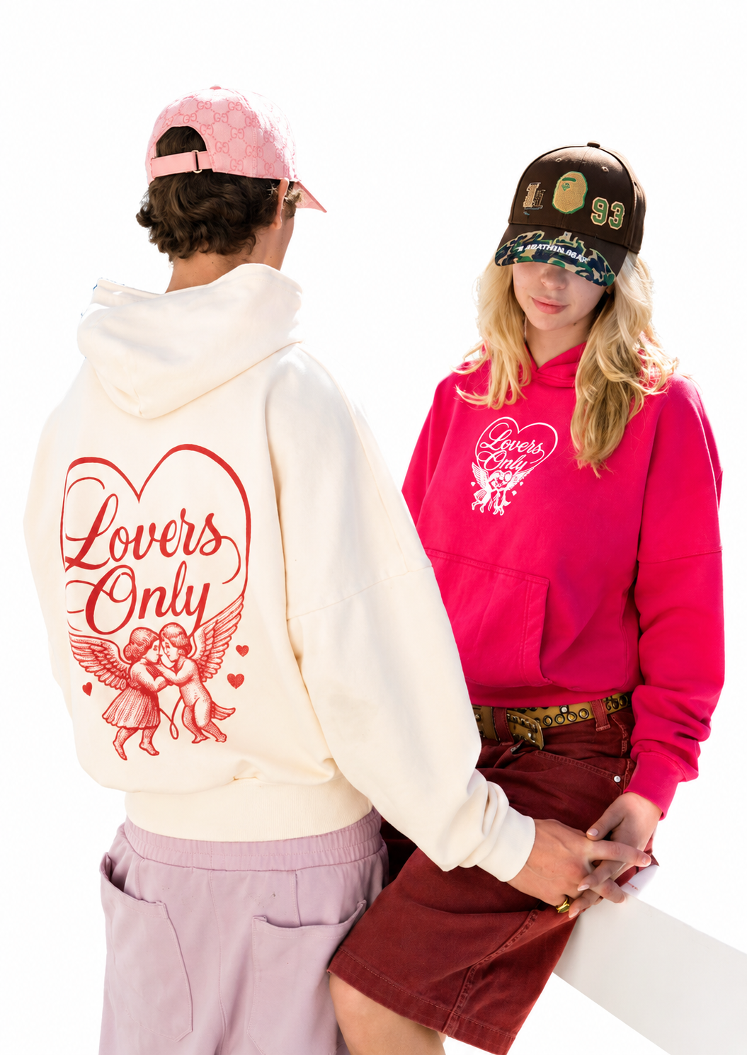 Lovers Only Valentine hoodie