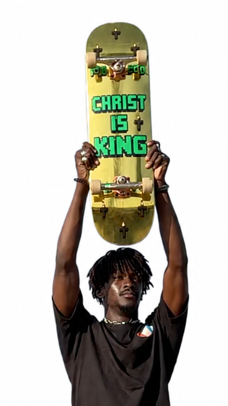 Christ Is King Skate Deck FTD (F*ck The Devil)